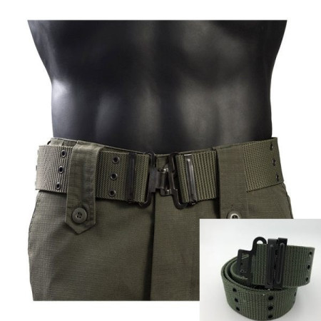 Ζώνη ΑΤ συνθετική τύπου στρατιωτική εργασίας με κλίπ 80cm - 120cm και πλάτος 55mm OEM 283563