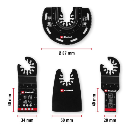 Σετ για πολυεργαλεία 4τεμ Einhell 708104